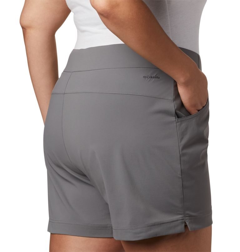 Women's Columbia Anytime Casual Shorts Grey | Plus Size CA-F0654